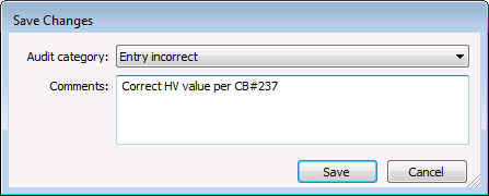 Save Changes